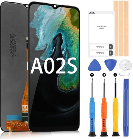 استبدال شاشة LCD لهاتف Samsung Galaxy A02s A025A A025V A025G A025U M02S 163 مم 6.5 بوصة شاشة تعمل باللمس زجاج محول رقمي كامل مع أدوات إصلاح (ليس لهاتف Galaxy A02 A025F A025M) in Saudi Arabia