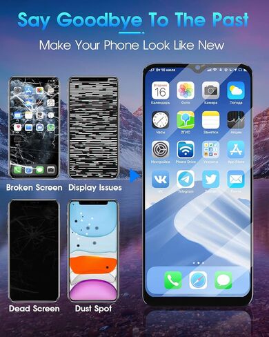 استبدال شاشة LCD لهاتف Samsung Galaxy A02s A025A A025V A025G A025U M02S 163 مم 6.5 بوصة شاشة تعمل باللمس زجاج محول رقمي كامل مع أدوات إصلاح (ليس لهاتف Galaxy A02 A025F A025M) in Saudi Arabia