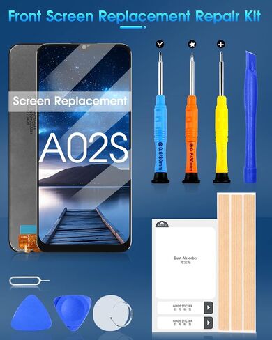 استبدال شاشة LCD لهاتف Samsung Galaxy A02s A025A A025V A025G A025U M02S 163 مم 6.5 بوصة شاشة تعمل باللمس زجاج محول رقمي كامل مع أدوات إصلاح (ليس لهاتف Galaxy A02 A025F A025M) in Saudi Arabia