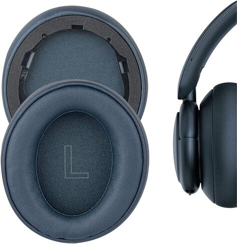 وسائد أذن Life Q35، وسائد أذن بديلة من الجلد البروتيني 1Par قطع غيار وسائد أذن لسماعات Anker Soundcore Life Q30 Q35 - أزرق in Kuwait