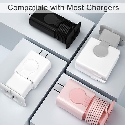 Silicone Charger Protector Compatible with Most Mobile Phone Cord Winder Line Protector in Saudi Arabia