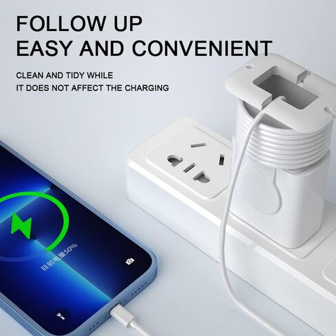 Silicone Charger Protector Compatible with Most Mobile Phone Cord Winder Line Protector in Saudi Arabia