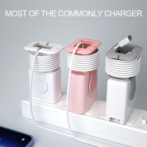 Silicone Charger Protector Compatible with Most Mobile Phone Cord Winder Line Protector in Saudi Arabia