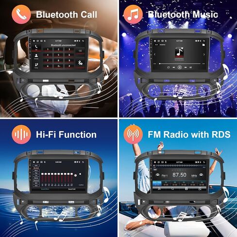 Hodozzy 2G 64G Android Car Stereo for Chevy Colorado/GMC Canyon 2015-2019 Radio Carplay Wireless Android Auto,9 inch Touch Screen with GPS/WiFi/Bluetooth, FM RDS, Mirror Link, Backup Camera Radio in Saudi Arabia