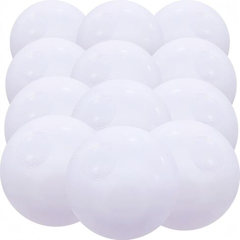 كرات شاطئ مقاس 30.48 سم، عبوة من 12 كرة حمام سباحة قابلة للنفخ للأطفال، مستلزمات حفلات الألعاب المائية الصيفية in Kuwait