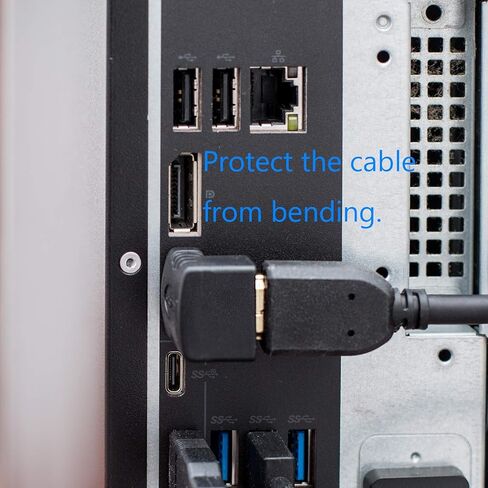 YuCool 9 حزمة محول HDMI بزاوية، 90 و270 درجة عمودي مسطح يسار ويمين 90 درجة ذكر إلى أنثى محول HDMI موسع ومحول أنثى إلى أنثى - مطلي بالذهب in Kuwait