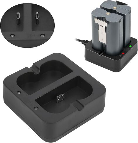Ring Battery Charger Dual Port Charger for Video Doorbell Plastic Charger for Doorbell Batteries with 2 Charging Port for Ring Spotlight Cam Battery, Ring Video & Ring Stick Up in Saudi Arabia
