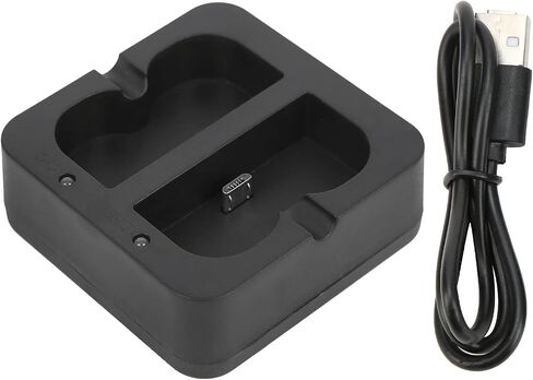 Ring Battery Charger Dual Port Charger for Video Doorbell Plastic Charger for Doorbell Batteries with 2 Charging Port for Ring Spotlight Cam Battery, Ring Video & Ring Stick Up in Saudi Arabia