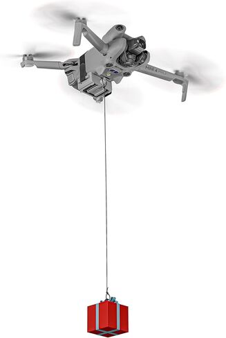 قطارة الحمولة BTG Mini 4 Pro Drone Airdrop متوافقة مع DJI Mini 4 Pro Drone إطلاق الحمولة النافعة قطارة الحمولة الصافية جهاز نقل تسليم مقترحات الزفاف in Saudi Arabia