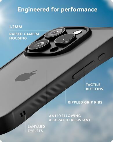 Mous for iPhone 16 Pro Max Clear Case - Clarity 3.0 - Protective Scratch Resistant Crystal Clear & Slim Design in Saudi Arabia