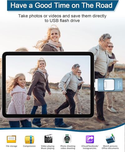 محرك فلاش USB سعة 123 جيجابايت، عصا الصور (A14) in Kuwait