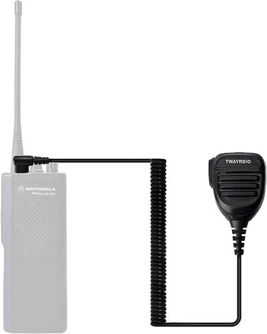 ميكروفون TWAYRDIO بديل محمول لأجهزة راديو Motorola، موصل 2pin XLR، مشبك دوار 360 درجة، صوت واضح، تصميم مضغوط in Saudi Arabia