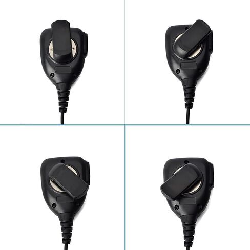 ميكروفون TWAYRDIO بديل محمول لأجهزة راديو Motorola، موصل 2pin XLR، مشبك دوار 360 درجة، صوت واضح، تصميم مضغوط in Saudi Arabia