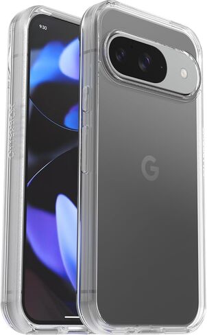 OtterBox Google Pixel 9 & 9 Pro Symmetry Series Case - Black, Ultra-Sleek, Wireless Charging Compatible, Raised Edges Protect Camera & Screen in Saudi Arabia