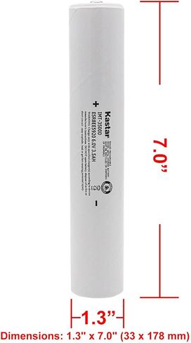 Kastar Battery 1-Pack Ni-MH 6.0V 3.5AH Replacement for Maglight ARXX075, ARXX235, Maglight N38AF001A N38AF008A N38AF001A, Maglite 9032, Maglite MA5, Maglite MAG CHARGER, Maglite ML500, ML5000, RX1019 in Saudi Arabia