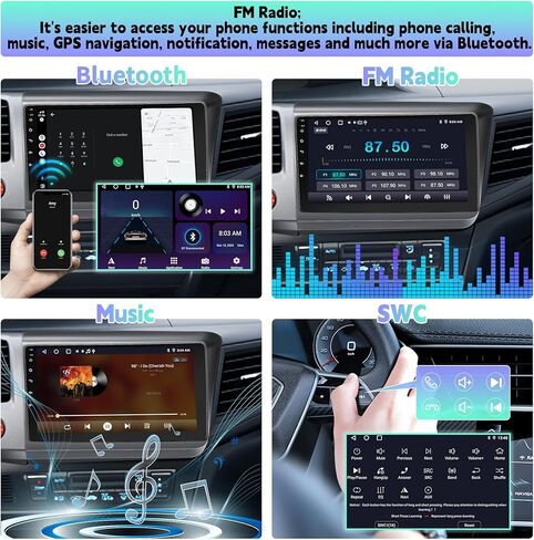 ستيريو سيارة لهوندا سيفيك 2012 2013 2014 2015، راديو السيارة اللاسلكي Carplay & Android Auto، Android 12 مع 2G+64G بلوتوث/التحكم الصوتي/ملاحة GPS/WiFi/SWC/FM، وحدة رأس شاشة تعمل باللمس IPS مقاس 9 بوصة in Kuwait