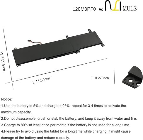 L20M3PF0 L20C3PF0 45Wh Laptop Battery Replacement for Lenovo IdeaPad 3-14ITL6 3-15ITL6 3-17ITL6 Lenovo S14 V14 V15 V17 G2-ITL G3-IAP K14 Series L20L2PF0 L20B2PF0 L20M2PF8 L20C2PF0 L20M2PF0 4054mAh in Saudi Arabia