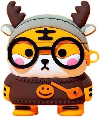Superhero Earphone Case Soft Rubber Silicone Wireless Charging Cover Protective Skin for AirPods Pro，Lovey Animal Character Surface Headphone Case (Hulk, AirPods Pro) in Saudi Arabia