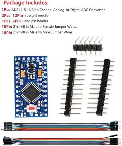 لوحة تطوير WWZMDiB PRO Mini Atmega328P-AU 5 فولت/16 ميجا هرتز متحكم صغير محمل التمهيد استبدال ATmega128 Pro Mini Atmega328 328P DC5V 16M لـ Arduino in Kuwait