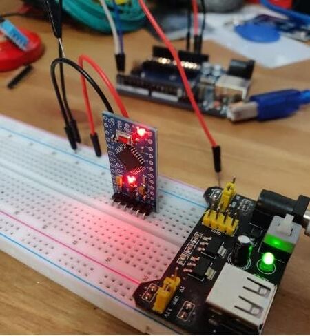 لوحة تطوير WWZMDiB PRO Mini Atmega328P-AU 5 فولت/16 ميجا هرتز متحكم صغير محمل التمهيد استبدال ATmega128 Pro Mini Atmega328 328P DC5V 16M لـ Arduino in Kuwait