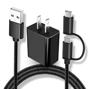 Replacement for Kyocera Flip Phone Charger Micro USB & Type C Charging Cable Cord for Kyocera DuraForce Pro 2 E6910 Pro 3,Duraxv Extreme,Cadence,DuraXE E4710,DuraXTP,Dura XA,Durasport 5 g uw Phone