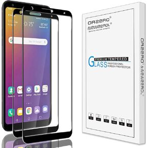 Orzero (2 Pack) Tempered Glass Screen Protector Compatible for LG Stylo 5, Stylo 5v 9 Hardness HD Anti-Scratch Anti-Fingerprint Bubble-Free