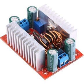 Boost Voltage Converter, 400W Step-up Converter Constant Current Power Supply Module DC 8.5V-50V 15A to DC 10V-60V 12A Boost Converter