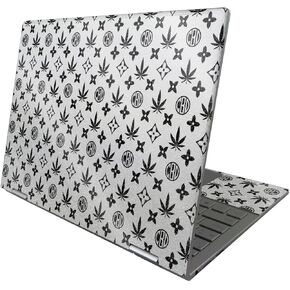 MightySkins Glossy Glitter Skin Compatible with HP Envy x360 13" (2022) - CBD Black | Protective, Durable High-Gloss Glitter Finish | Easy to Apply, Remove, and Change Styles | Made in The USA