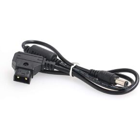 SZRMCC Anton-Bauer d tap Male to 5.5 x 2.1mm DC 12V Power Cable for Atomos Shogun Inferno KiPRO LCD Monitors (Straight DC2.1mm with Ring)