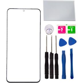 Replacement Repair Front Outer Glass Lens Cover Screen + OCA for Samsung Galaxy S22 Plus / S23 Plus 5G SM-S906U SM-S916 with Parts Tape Tool (No LCD Touch ＆ Digitizer)