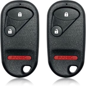 2 Keylessbest Replacement for 2008 2009 2010 2011 Honda Civic SI Element CR-V Key Fob Remote Control OUCG8D-344H-A 3 Buttons 313.8MHz