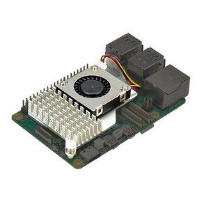 Yahboom Raspberry Pi 5 Active Cooler Heatsinks for Pi5 Raspberry Pi Official Intelligent Cooling PWM Fan Case and Acrylic Case for Pi 5 (pi5 active cooler and acrylic case)
