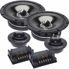 PowerBass 4XL-65C - 6.5" Shallow Mount Midrange Component Set
