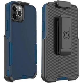 BELTRON Belt Clip Holster Compatible with Commuter Series Case for iPhone 12 & iPhone 12 Pro (Case NOT Included, Belt Clip ONLY) Features: Secure Fit, Quick Release Latch & Built-in Kickstand