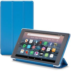 Nupro Tri-fold Standing Case for Fire HD 8 Tablet, Black (compatible with 2018 release)