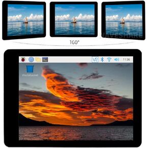 2.8inch DSI Capacitive 480×640 IPS Display Panel Touch Display LCD for Raspberry Pi 4B/3B+/3A+ with I2C Touch Port and Fully Laminated Screen @XYGStudy
