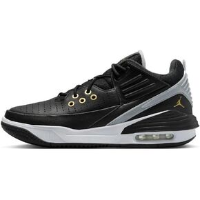 Jordan Max Aura 5 Men's Shoes (DZ4353-017, Black/White/Wolf Grey/Metallic Gold)