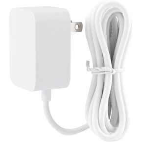 LEFXMOPHY Power Cord for VTech VM5463 VM5463-2HD BU PU Baby Monitor Camera Replacement 5V White Charger UL Aadpter with 5ft Cable