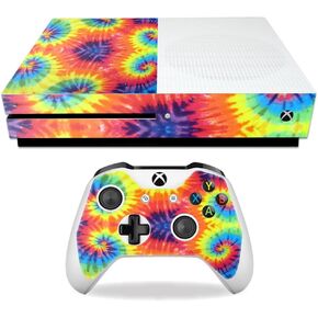 MightySkins Skin Compatible with Microsoft Xbox One S - Tie Dye 2 | Protective, Durable, and Unique Vinyl Decal wrap Cover | Easy to Apply, Remove, and Change Styles | Made in The USA
