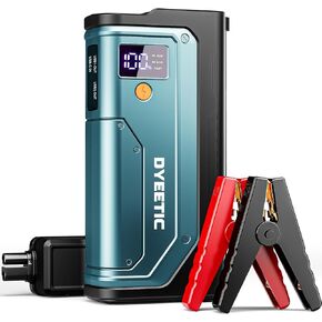 Car Battery Jump Starter 4000A, Portable Car Jump Starter, 12V Lithium Jump Starter with Extended Jumper Cables for Up to All Gas and 10.0L Diesel