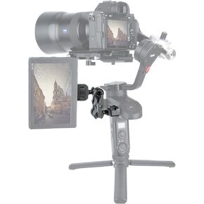 NICEYRIG Double Ball-head Monitor Mount for Zhiyun Weebill S/Weebill Lab/Crane 2S/ Crane 3 Lab - 322