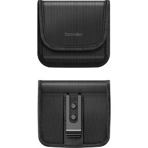 Stronden Holster for Samsung Galaxy Z Flip 5/4/3 - Magnetic Closure Pouch Case, Leather Holster with Belt Clip for Galaxy Z Flip 5/4/3/2 with Bare Phone Only (Not Compatible with Case on)