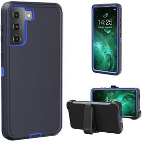 for Samsung Galaxy S21 Plus Case,S21 Plus Heavy Duty case,[Belt Clip Holster][Military Grade Protective ][Shockproof] [Dropproof] [Dust-Proof],for Samsung Galaxy S21 Plus (Black)