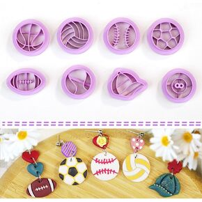 Moth Polymer Clay Cutters: 18 Pcs Earrings Clay Cutters, Butterfly Clay Cutters, Moth Clay Cutter, 3D Print Clay Cutters for Earrings Making