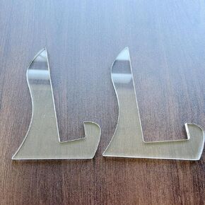 Cutting Board Stand Template, Laser Cut Acrylic, Woodworking Router Guide (Set of 2)