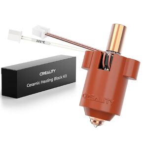 Creality Official K1 Max Ceramic Heating Block Kit, Hardened Steel Hotend Supports 300°C High Temperature and 600mm/s High-Speed Printing, High Flow Printing for 3D Printer K1, K1 Max
