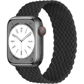 Proworthy Braided Solo Loop Compatible With Apple Watch Band 38mm 40mm 41mm 42mm 44mm 45mm 49mm for Men Women, Stretch Nylon Elastic Strap Wristband for iWatch Series Ultra Ultra2 SE2 SE 9 8 7 6 5 4 3 2 1
