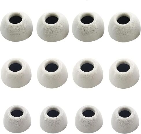 JNSA Compatible with Galaxy Buds 2 Pro Memory Foam Ear Tips 6 Pairs, Comfortable Noise-Canceling L M S 3 Size 12PCS Foam Tip Replacement for Galaxy Buds 2 Pro/Galaxy Buds 2, Black (BSB6PB) in Kuwait
