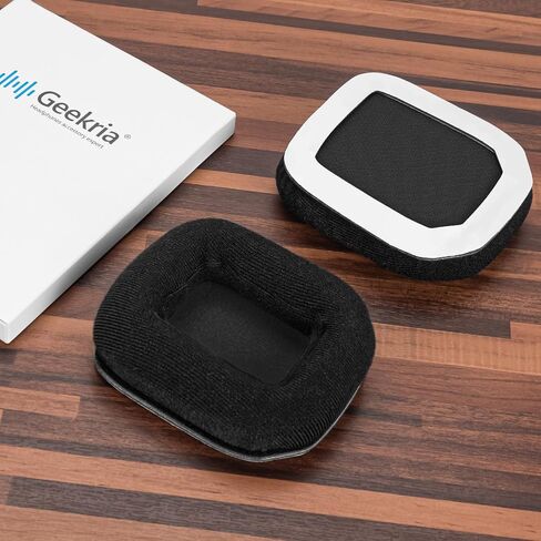 وسائد أذن بديلة من القطيفة المريحة من Geekria لسماعات Astro Gaming A20 ووسائد الأذن ووسائد الأذن وأجزاء إصلاح غطاء أكواب الأذن (أسود) in Saudi Arabia