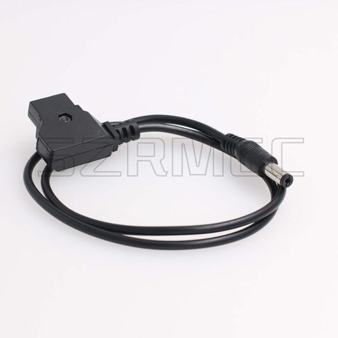 SZRMCC Anton-Bauer d tap Male to 5.5 x 2.1mm DC 12V Power Cable for Atomos Shogun Inferno KiPRO LCD Monitors (Straight DC2.1mm with Ring) in Saudi Arabia